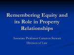 Creation, acquisition and transfer of legal and equitable interests
