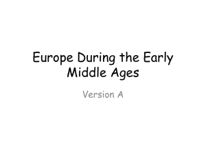 Europe During the Early Middle Ages