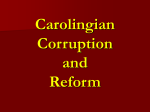 Carolingian Corruption and Reform