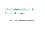 The Christian Church in Medieval Europe