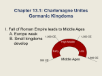 Charlemagne Unites Germanic Kingdoms