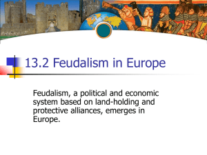 13.2 Feudalism in Europe