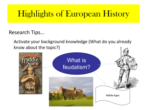 Highlights of European History