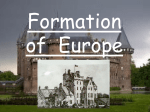 Formation of Europe