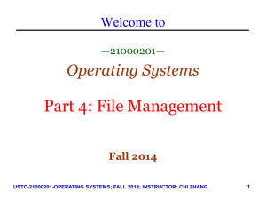 Operating System Security (II)