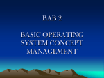 BAB 2 BASIC OPERATING SYSTEM CONCEPT