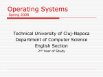 Operating Systems Autumn 2003
