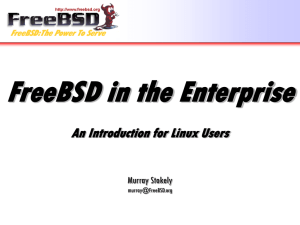 FreeBSD for the Linux user