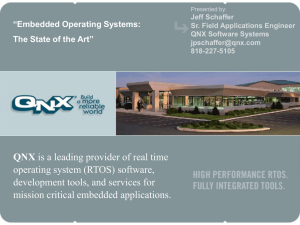 QNX Corporate Sales Presentation