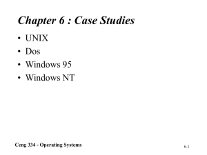 Ceng 334 - Operating Systems