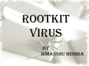 ROOTKIT VIRUS