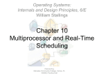 Chapter 10 Multiprocessor and Real