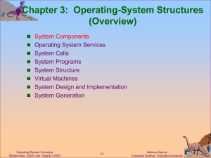 Operating-System Structures