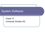 Operating Systems and System Software