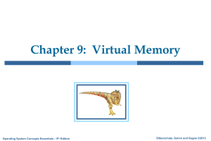 Chap. 9, Virtual Memory Management