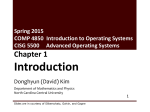 What is an Operating System? - Department of Mathematics and
