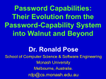 Password-Capability System