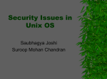 Threats in Unix OS
