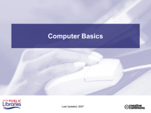 Hands on Computer Basics - penn-librarian