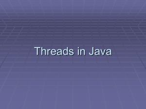 Threads in Java