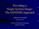 Providing a Single System Image