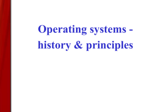 History of Operating Systems