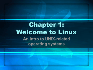 Chapter 1: Welcome to Linux - Business and Computer Science