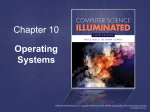 Chapter 10 - Operating Systems