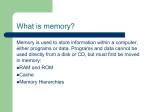week 24 - Memory, storage, processors and operating systems
