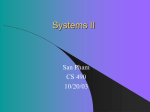 Systems II