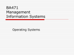 BA471 Management Information Systems