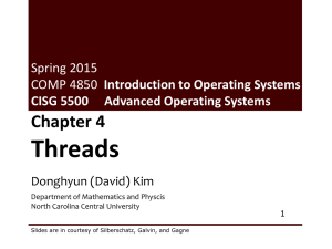 Threads - Programs in Mathematics and Computer Science