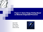 Project Z: Stereo Range Finding Based on Motorola Dragonball