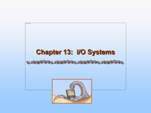 Kernel I/O Subsystem