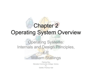 Chapter 2 Operating System Overview