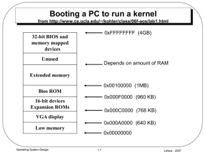 Booting a PC