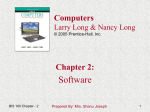 Chapter2: Software