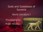 Gods and Goddesses of Sumeria
