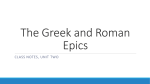 The Greek and Roman Epics - Aberdeen School District