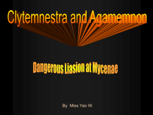 Clytemnestra and Agamemnon