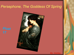 Persephone the Goddess - Rex: King of Carnival