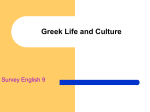 Greek Life and Culture