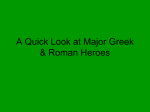 Hero`s of Greece and Rome