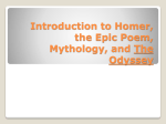Introduction to Homer, the Epic Poem, Mythology, and