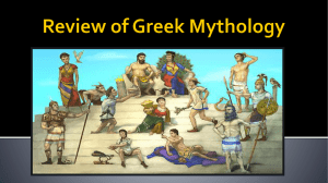 Introduction to Greek Mythology Power Point