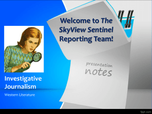 Investigative Mythology PPT