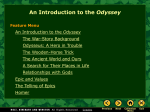 Intro to The Odyssey, Homer, and Epic Poetry