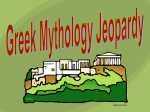 greek myth jeopardy