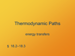 First law of thermodynamics - Richard Barrans’s web site