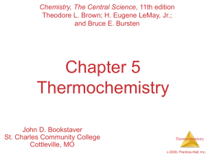 Thermochemistry